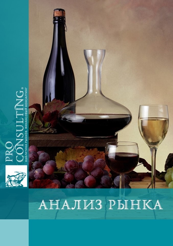 Анализ рынка тихих и игристых вин в Украине. 2013 год